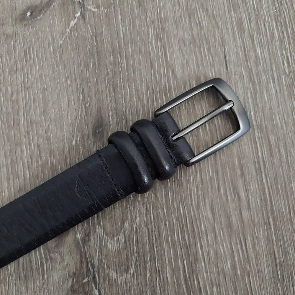 Men's Dockers Black Leather Belt 34